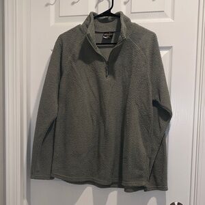 32 Degrees Unisex Sage Zip-Up Sweater